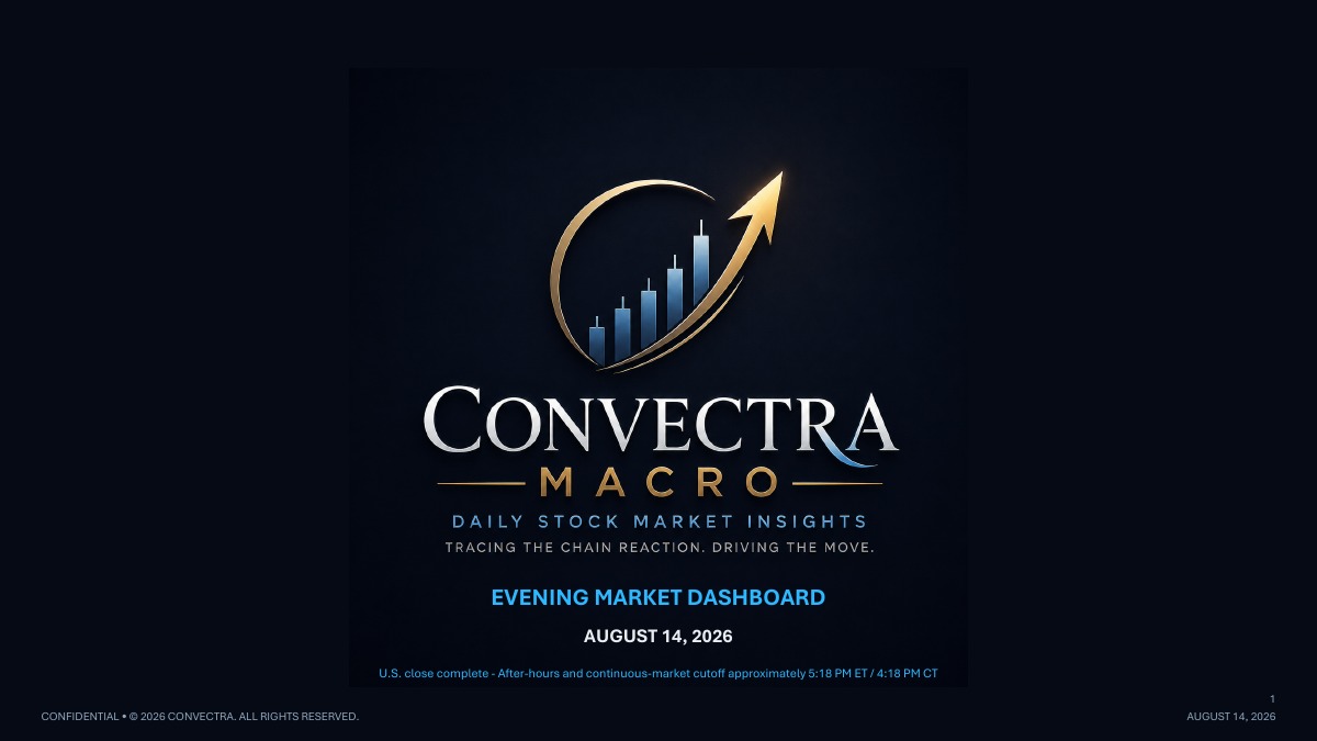 Evening Market Report page 1